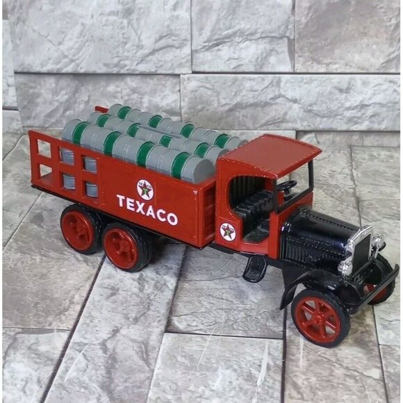 ERTL Texaco 1925 KENWORTH STAKE TRUCK #9 Coin Bank With Key Die-Cast Metal #9385 - Picture 1 of 11